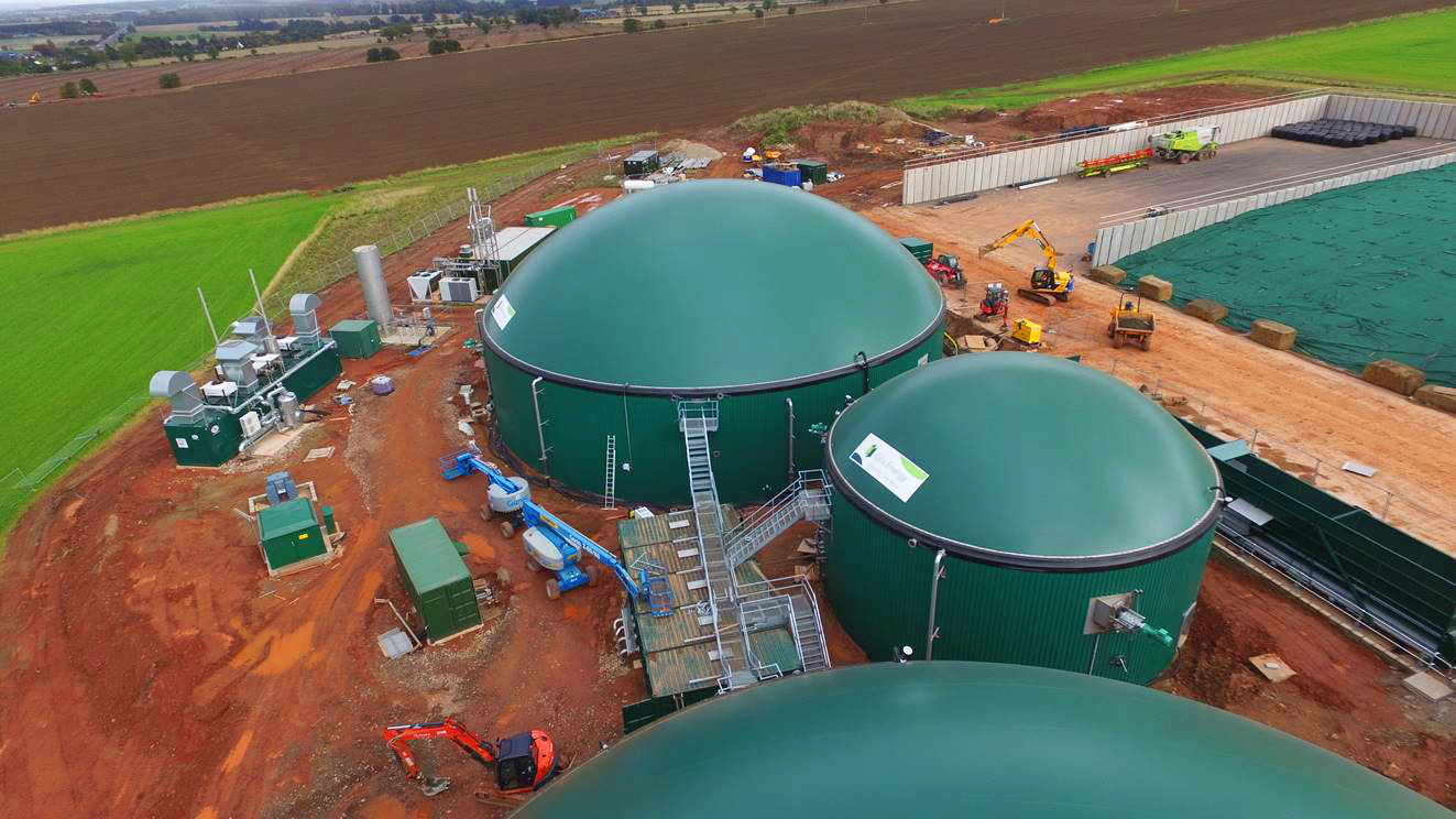 Biogas Stracathro United Kingdom 11 Drone-Planta de Biogás de 1MW en Stracathro Reino Unido