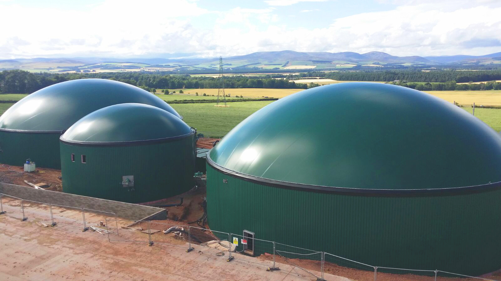 Biogas Stracathro United Kingdom 04 Instalación de Gasómetros-Planta de Biogás de 1MW en Stracathro Reino Unido